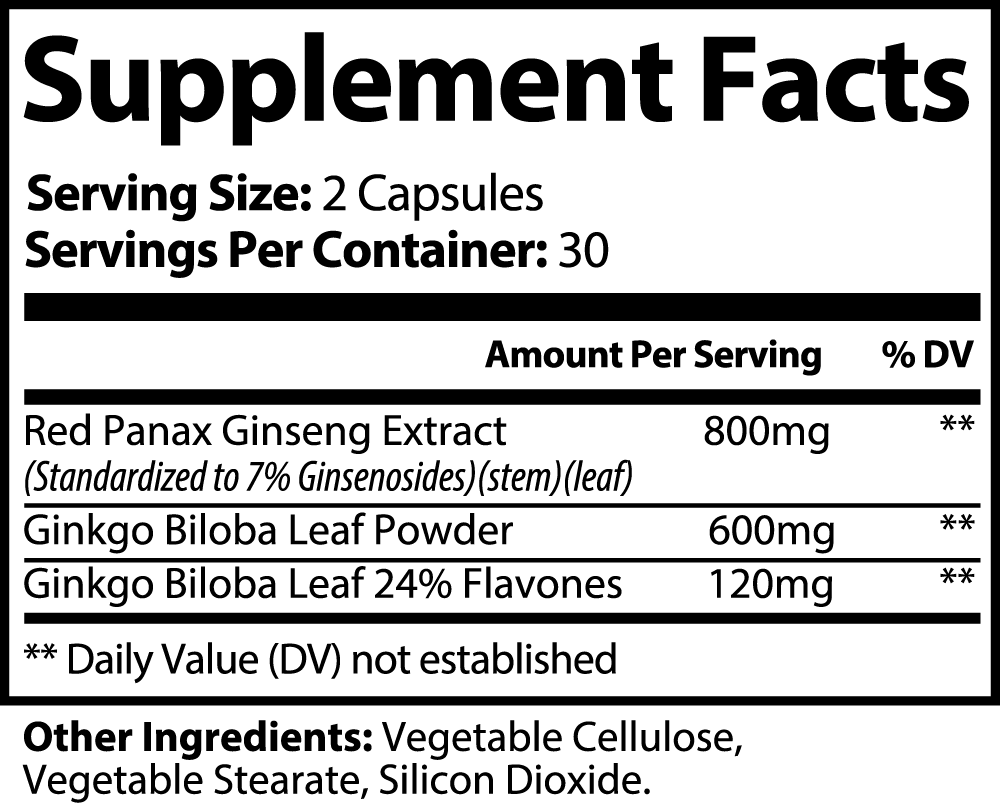 Ginkgo Biloba Ginseng